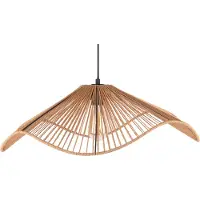 Leitmotiv Hanglamp Sombra - Naturel - 62x62x19cm - Modern - Hanglampen Eetkamer, Slaapkamer, Woonkamer
