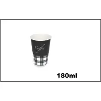 Partyxplosion 2500x Koffiebeker Black Scotisch 180cc karton - Koffie thee drank suiker melk drinken kantoor festival beker