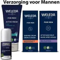 Weleda Men Verzorgingsset – Fris & Verzorgd, in Transparant Geschenktasje