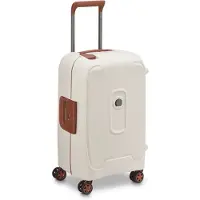 Delsey Moncey 55 x 35 x 25 cm Handbagage Koffer – 38 Liter – 3-Puntssluiting – TSA Slot – Waterbestendig – 4 Dubbele Wielen – Angora - Creme