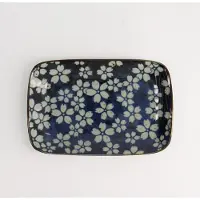 Tokyo Design Studio - Sakura Blue - Rechthoekig bord - Sushi bord - 16.3x10cm
