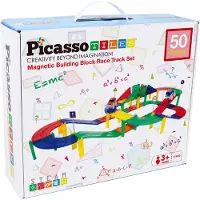 PicassoTiles Race Track Set Construction Game Veelkleurig Kinderen