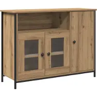 vidaXL Dressoir Artisan Eiken 100 x 35 x 75 cm