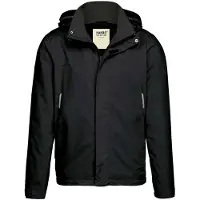 Hakro 862 Regular Fit regenjas zwart, Effen
