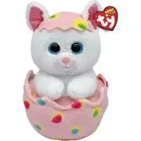 TY Beanie Boo Spring Giggles Cat in Egg 15cm.