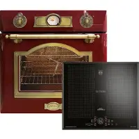 Kaiser - Inbouwoven - EH 6355 RotEm - KCT 61 FI - inductiekookplaat - 60 cm - 1-voudige telescoopgeleider -elektrische inbouwoven - zelfvoorzienend - 60cm - 67L - 8 functies