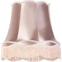 QAZQA Zijden lampenkap roze 45/30/44 - Granny
