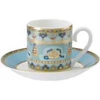 Villeroy & Boch Samarkand Aquamarin - Mokkakop en -schotel
