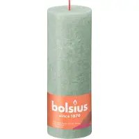 Bolsius Stompkaars Rustiek Shine Groen 85 Uur D 6,8 H 19 Cm