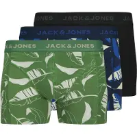 Jack & Jones Boxershorts 'JACCABANAS' blauw / groen / zwart