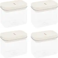 Krumble Voorraadpotten - Set van 4 - 500 ml - Plastic