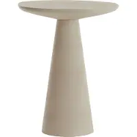 Light & Living bijzettafel 45x45x59 cm abala mat crème