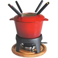 Baumalu Fonduestel rood Ø17cm 6 pers