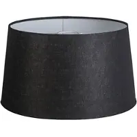 QAZQA Linnen Kap Zwart 35 cm