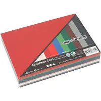 Creativ Company karton kaarten kerst kleuren, 120 vellen