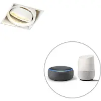QAZQA Smart inbouwspot wit trimless incl. Wifi GU10 - Oneon 1
