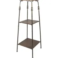Clayre & Eef Opbergrek 39x39x105 cm ijzer vierkant plantenrek
