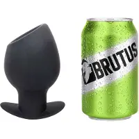 Brutus Kelkvormige holle silicone buttplug - large 58mm