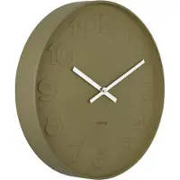 Karlsson wandklok mr. green numbers mos- Ø37,5cm