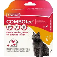 Beaphar Vlooiendruppels COMBOtec Kat Vanaf 1 Kg 2 Stuks
