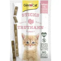GimCat Sticks Kitten - Kattensnack - Kalkoen 3 stuks