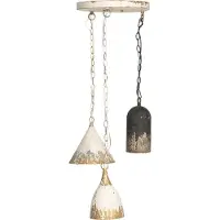 Clayre & Eef Hanglamp Ø 70x95 cm ijzer hanglamp eettafel
