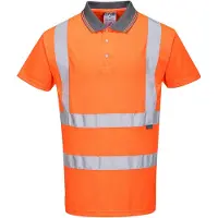 Portwest Hi Vis S/s Rt22 Poloshirt Uv-bescherming | Maat: S