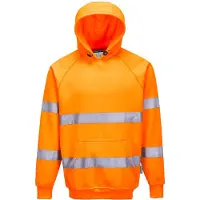 Portwest Hi-Vis Sweatshirt met capuchon B304 - Oranje - S