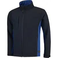 Tricorp 402002 Softshell Marineblauw-Royalblue maat S heren