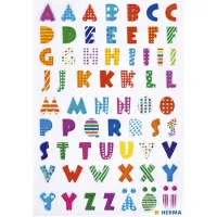 Herma Etiket 6291 kleurrijke letters stone - 10 stuks