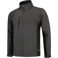 Tricorp 402002 Softshell Donkergrijs-Zwart maat 5XL heren
