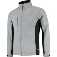 Tricorp 402002 Softshell Grijs-Zwart maat 4XL heren