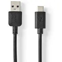 Nedis USB-Kabel | USB 3.2 Gen 2 | USB-A Male naar USB-C Male | 10 Gbps | 1 m | 1 stuks - CCGW61650BK10