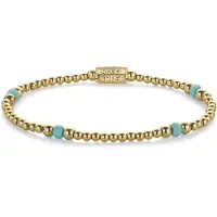 Rebel & Rose Touch Of Turquoise RR-40142-G-S Armband 16,5cm
