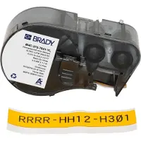 Brady M4C-375-7641-YL tape krimpkous zwart op geel | 16,4 mm x 2,13 m (origineel)