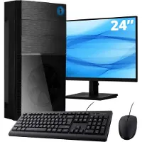 Screenon Intel Compleet PC + 24" Monitor + Muis & Toetsenbord | Intel Core i5 | 16 GB DDR4 | 1 TB SSD - NVMe | RTX 5060 | Windows 11 Pro + WiFi & Bluetooth