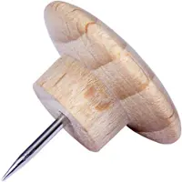 Legamaster - Push pins hout 25 stuks | Pak a 25 stuk | 10 stuks