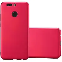 Cadorabo Harde kaft Matte metalen omslag (Honor 8 Pro), Smartphonehoes, Rood