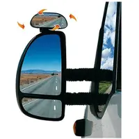 Brunner Optilus Dodehoekspiegel - Verstelbare Blind Spot Spiegel - Universeel voor Camper, Bestelbus en Auto