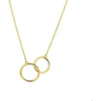 The Jewelry Collection Geelgouden Collier rondjes 0 4017713