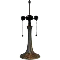 Clayre & Eef Lampenvoet tafellamp tiffany Ø 17x52 cm kunststof lampvoet