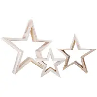 Small Foot - Houten Decoratieve Sterren, 3st.