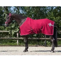QHP Zweetdeken Ornament Donkerrood