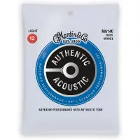 Martin strings MA140PK3 AUTHENTIC SP PACK 3 LIGHT BRONZE LIGHT 12-16-25-32-42-54