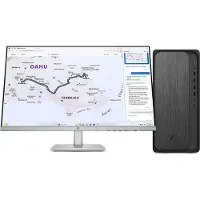 HP Ordinateur de bureau OmniDesk M02-0116nf AMD Ryzen 5 16 Go RAM 512 Go SSD Noir