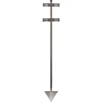 Rottner Standaard voor Brievenbussen Theresa RVS |170,5x24x5,4cm|