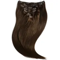 Rapunzel of sweden Classic Clip-ins Straight / Medium Volume / 7 pieces 2.3 Chocolate Brown 40 cm Hair extensions 100 g