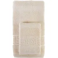 Cawö Handdoek Cawö Noblesse Uni Nature (50 x 100 cm) (set van 3)
