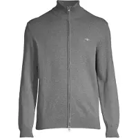 Gant Sweatvest donkergrijs