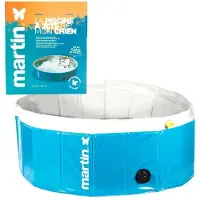 Martin pool met jets blauw/wit - 120x30 cm